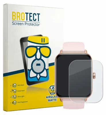 Produktbild von BROTECT Entspiegelungs Schutzglas für Trunsif Smartwatch 1.85" Schutzfolie Panzer Folie Glas Display Schutz matt