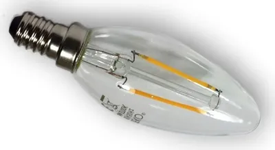 Produktbild von modee LED Filament E14 230V Leuchtmittel 4W 470 Lumen 2700K warm weiß