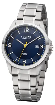 Produktbild von REGENT Herrenuhr F1287 Edelstahl Quarzwerk