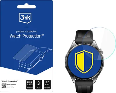 Image de Verre hybride de protection 3mk FlexibleGlass pour l'écran de la montre connectée Huawei Watch GT 6 46 mm