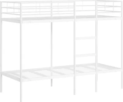 Obrázek produktu pro vidaXL Patrová postel bez matrace bílá 75x190 cm ocelová