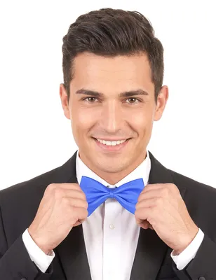 Produktbild von Fliege Party-Accessoire blau - Einheitsgröße