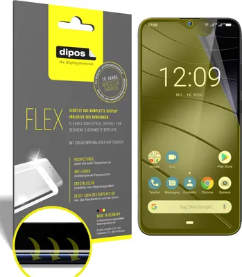 Obrázek produktu pro 3x ochranná fólie pro Gigaset GS290, 100% pokrytí displeje, dipos Flex
