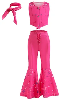 Immagine prodotto di Costume da cowgirl, taglia 116-122, rosso, per il Carnevale