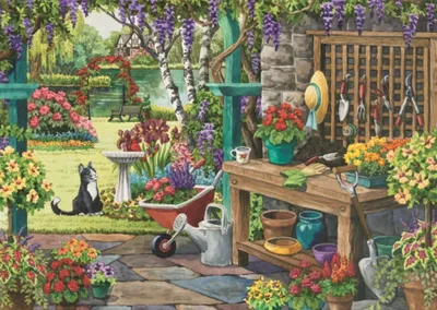 Immagine prodotto di Giardino in fiore (puzzle)