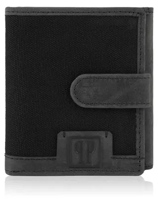 Produktbild von Schwarze Herrengeldbörse mit RFID-Schutz vertikal vintage Paolo Peruzzi T-04-BL