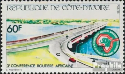 Produktbild von Briefmarken Elfenbeinküste 1976 Mi 494 (kompl.Ausg.) postfrisch Straßenbaukonferenz