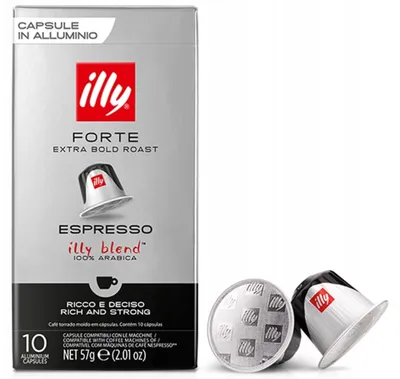 Image de Capsules de café Nespresso Forte Illy, boîte de 10