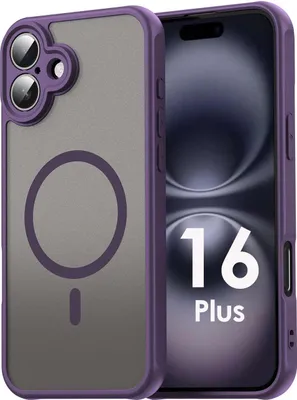 Produktbild von Handyhülle für Apple iPhone 16 Plus Matt Case Schutzhülle Kratzfest Passgenau Lila