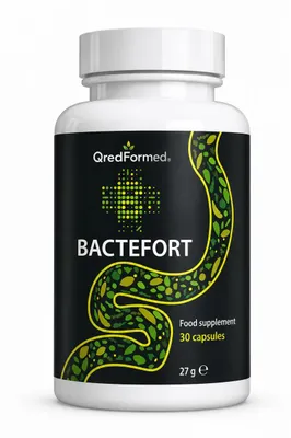 Immagine prodotto di BACTEFORT – Supporto quotidiano per la microflora e il benessere – 30 capsule
