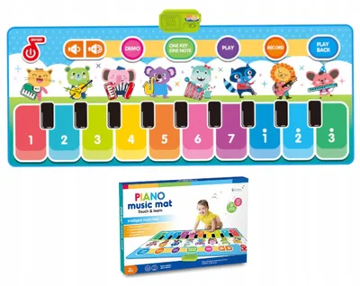 Zdjęcie produktu dla Interaktywna mata muzyczna do tańczenia instrumenty muzyczne