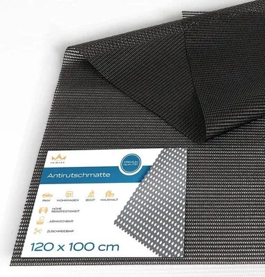 Zdjęcie produktu dla Uniwersalna mata antypoślizgowa, 120 x 100 cm, z możliwością przycięcia i prania, mata do bagażnika, mata antypoślizgowa na wykładzinę
