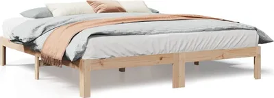 Zdjęcie produktu dla Rama łóżka bez materaca, 180x200 cm, lite drewno sosnowe
