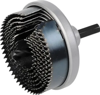 Produktbild von Kreator Kreisschneider 7-teilig ø 26 - 63 mm 18 mm tief Lochsäge Lochkreisbohrer - 7-tlg. ø 26 - 63 mm, 18 mm tief