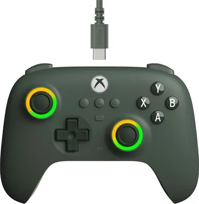 Obrázok produktu pre 8Bitdo Ultimate C, Gamepad, PC, Xbox One, Xbox Series S, Xbox Series X, D-pad, Tlačidlo výberu, Tlačidlo štart, Analógový/digitálny, Viacfarebný, Kábel