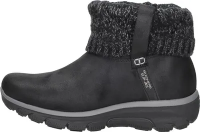 Produktbild von Skechers Slip-Ins Relaxed Fit  Enkellaarsjes Plat - Zwart - Maat 39