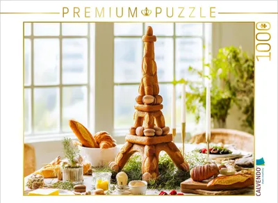 Produktbild von CALVENDO Puzzle Eiffelturm in Paris, Frankreich | 1000 Teile Lege-Größe 64x48cm Foto-Puzzle für glückliche Stunden