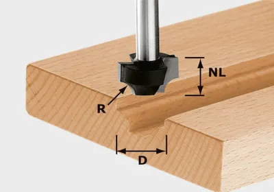Produktbild von Festool Viertelstabfräser HW S8 D17/R3 491004