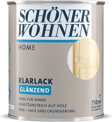 Produktbild von Schöner Wohnen Home Klarlack glänzend farblos für Innen 750 ml