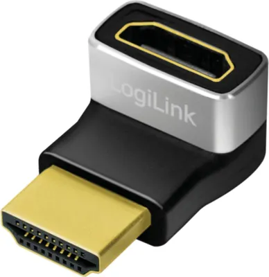 Zdjęcie produktu dla Adapter HDMI 270° męski na żeński, obsługa 8K/60Hz