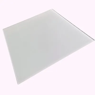 Produktbild von Glasplatte TERRY 75x75cm weiss/milchglas 8mm gehärtetes Glas