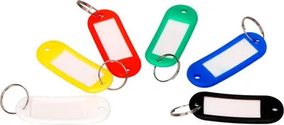 Image de Porte-clés étiquette Souple Identification Facile Et Rapide - Générique