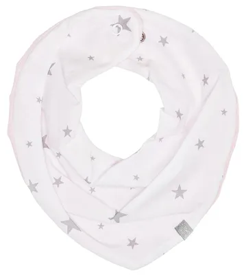 Productafbeelding van Lapje Stella - 20 x 25 cm - Wit / Roze | van SEVIRA KIDS