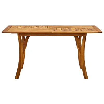 Image de vidaXL Table de jardin 150x90x75 cm acacia massif