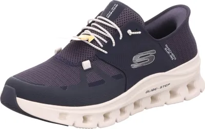 Produktbild von Skechers Herren-Sneaker SKECHERS SLIP-INS GLIDE-STEP Blau-Weiß, Farbe:blau, EU Größe:391/2