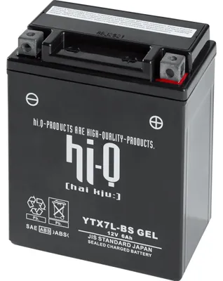 Produktbild von Hi-Q Batterie AGM Gel 12V 6Ah, Wartungsfrei für Motorrad/Roller