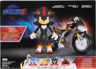 Zdjęcie produktu dla Sonic - The Hedgehog Movie 3 figurka akcji z pojazdem 13 cm