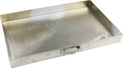Produktbild von "Grillclub" 2mm starker V2A Edelstahl-Aschekasten (kein Kohlekasten ) 55 x 40 cm für z.B. (60 x 40 cm) Grillkamin Grill