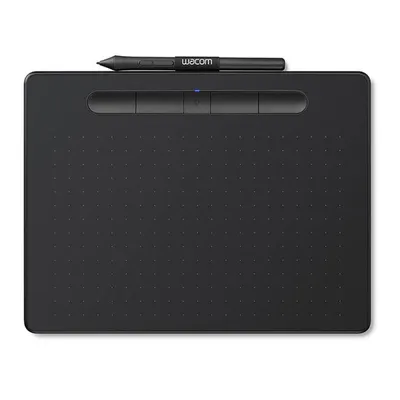 Produktbild von Wacom Intuos Small mit Bluetooth Grafiktablett schwarz