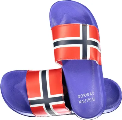 Produktbild von NORWEGEN 1963 BLAUE HERREN-PANTOFFELSCHUHE : Farbe - Blau, Größe - 45 Größe: 45 Farbe: Blau