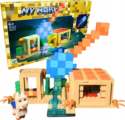Produktbild von Minecraft Baukasten Set: Wüstenburg Abenteuer