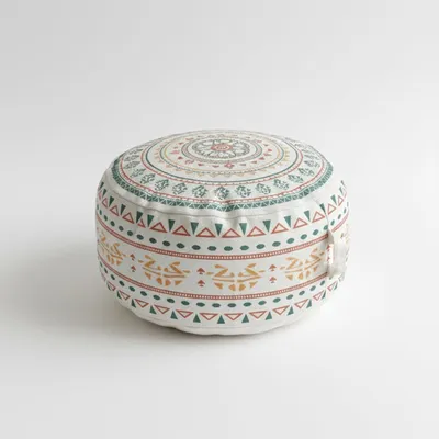 Produktbild von Boho Sitzpouf Mandala Bezug 45 x 20 cm Baumwollmischung