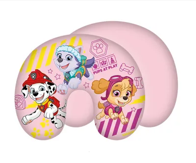 Produktbild von Paw Patrol Nackenkissen Reisekissen Nackenhörnchen 28cm x 33cm