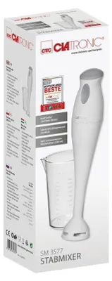 Obrázek produktu pro Clatronic SM 3577, Sportovní mixér, 0,5 l, 180 W, Bílá