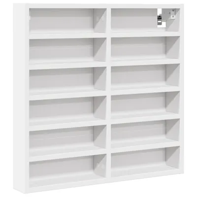 Obrázek produktu pro vidaXL Vitrína bílá 60x8,5x58 cm Materiál na bázi dřeva