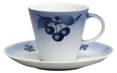 Produktbild von Thun 1794 Tasse mit Untertasse, Tom, tschechisches Porzellan, 260 ml, kirschblau, Thun