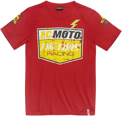 Imagen del producto de Camiseta del equipo FC-Moto, color rojo, talla S