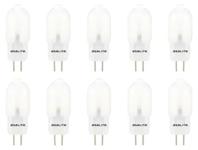 Productafbeelding van Asalite LED Insteeklamp G4 Mat - 1.5W 110lm 3000K - Warmwit - Vervangt 13W - 12V - 10 stuks