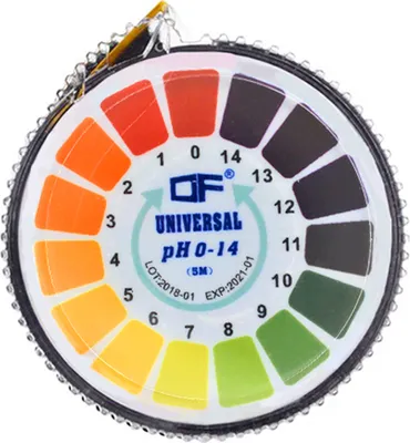 Produktbild von COOL-i® Universeller pH-Teststreifen auf Rolle – 5 m Lackmuspapier | pH-Bereich 0–14 | Für Wasser, Urin, Labor & mehr