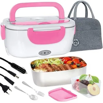 Zdjęcie produktu dla Podgrzewacz elektryczny pojemnik lunch 1 5 l do domu samochodu