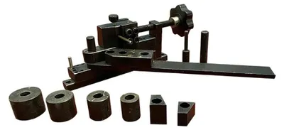 Produktbild von Bewehrungsbieger - Manuelle Biegemaschine - 45# Kohlenstoffstahl - 0–190° Winkel - Mini Werkzeug - für Stahl Kupfer Aluminium - Schwarz