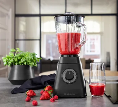 Produktbild von Princess Standmixer Black Steel 1,5 L 1000 W Mattschwarz