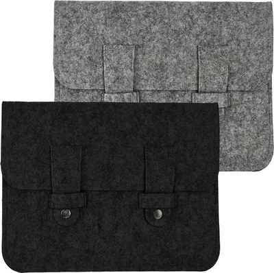 Produktbild von Tablet Schutzhülle aus Filz Universal Hülle Filztasche Tasche 10" Grau
