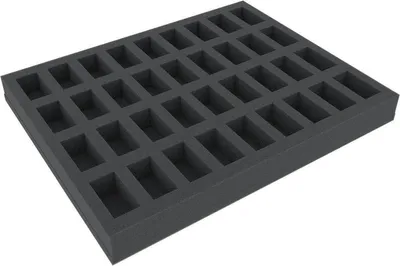 Productafbeelding van Schuimrubberinlegstuk van 35 mm voor 1:72 miniaturen (36 vakken)