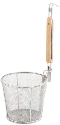 Image de Ciseau à bois à lame en acier, manche en bois, 14 cm