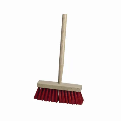 Produktbild von EGUFER 401-81 Kinderbesen 10cm breit, Holzstiel 76cm (Farbe zufällig, 1 Stück)
